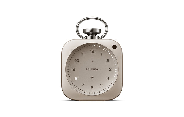 Balmuda The Clock Limited Edition Champagne front view on a white background