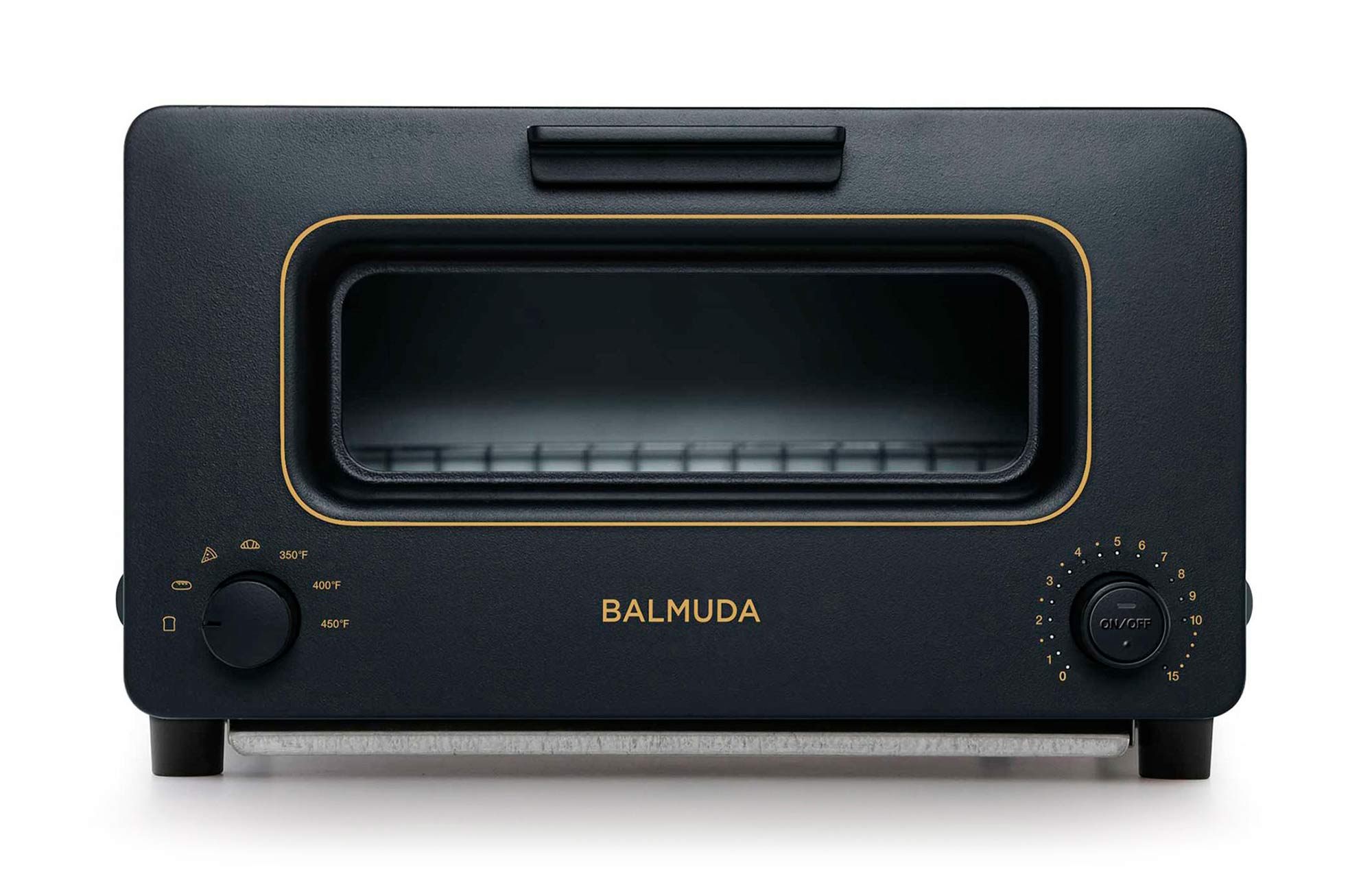 Black the toaster, front view