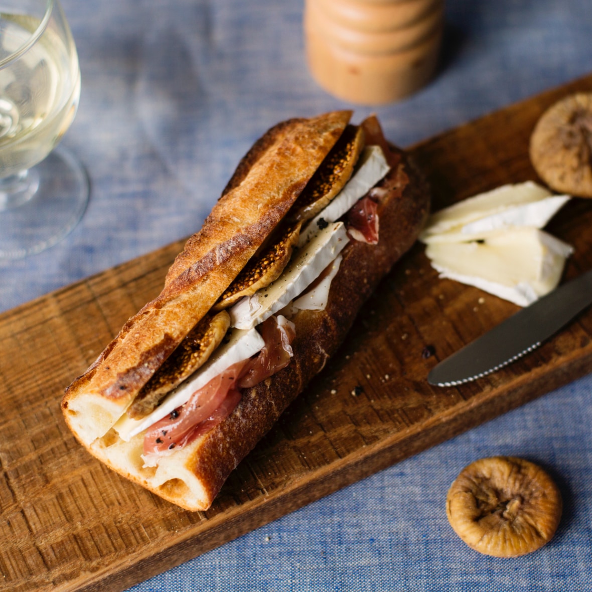 Brie and Prosciutto Sandwich