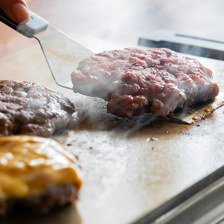 smashed cheeseburger