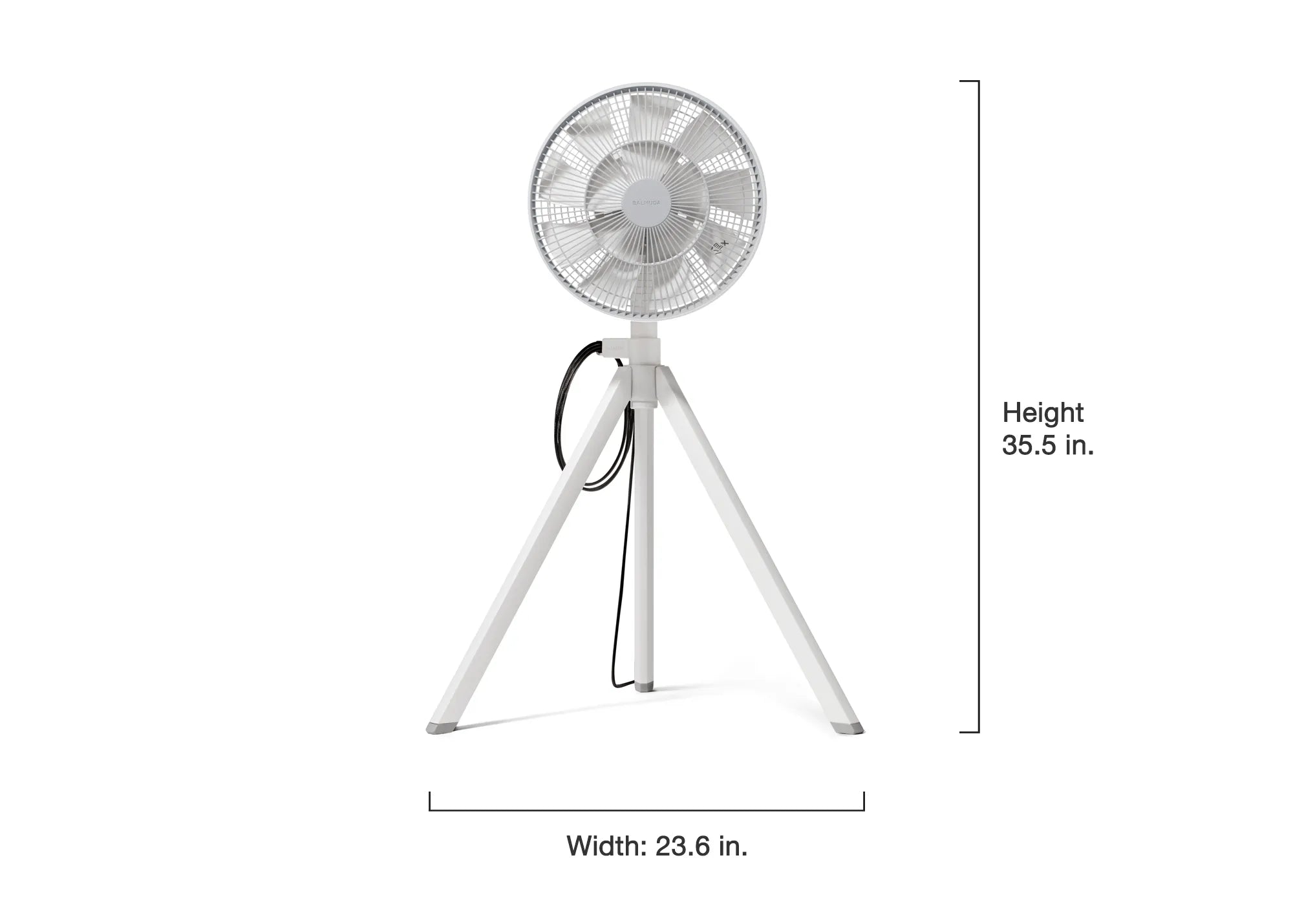 BALMUDA naturewind studio White front view